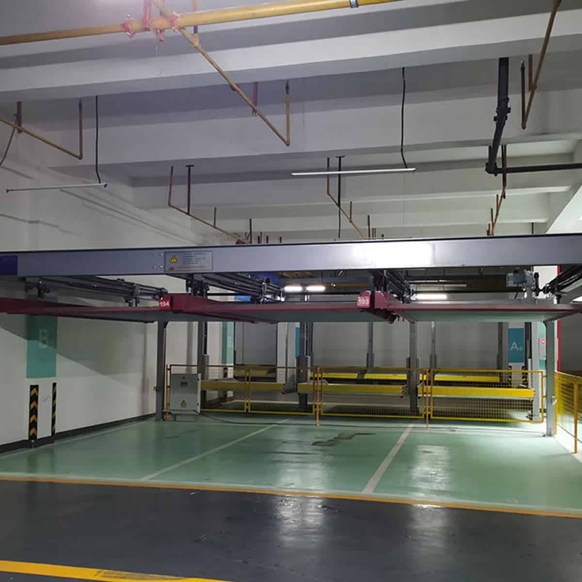 升降橫移式停車位過規劃